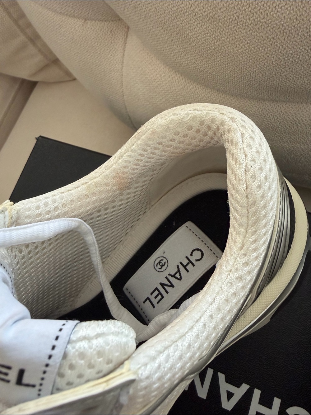 Chanel Sneakers Sz 37 - Picture 8 of 11